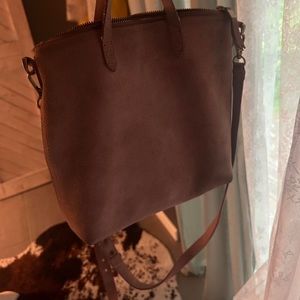 Madewell suede tote! Pink